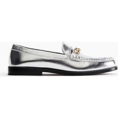 H&M Loafers H&M Silver Coloured Loafers