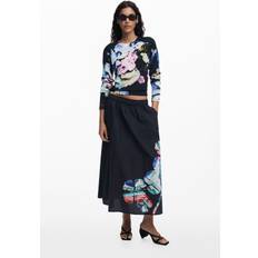 Desigual Svarta Kjolar Desigual Kjol Blandade Färger - Svart