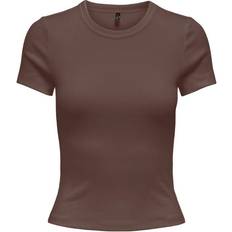 Cropped Overdele Only Onlval Val Life T-Shirt - Chocolate Martini