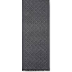 Calvin Klein Svarta Halsdukar & Sjalar Calvin Klein Halsduk Wool Blend Emblem Logo Scarf - Grey