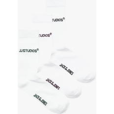 Men Underwear Jack & Jones Sports Socks 3 Pack Tennis Socks White