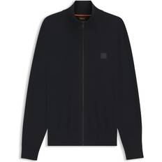 Man Vesten BOSS Gebreid Vest Kano - Marine/Donkergrijs