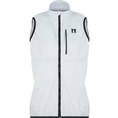 Cykling - Dam Västar Heber Peak Women's WildwoodHe Wind Vest Vindväst - Vit/Grå