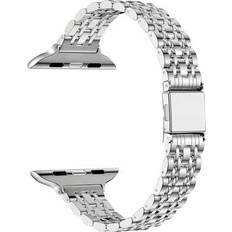 Shein Stainless Steel Slim Waist 7-Pearl Watch Band