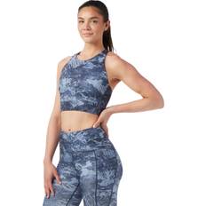 Smartwool BH'er Smartwool Active Crop Bra Sports-bh Damer - Blå