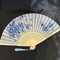 Fans Shein Antique Folding Bamboo Dance Fan