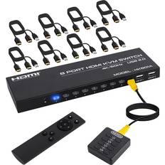4K 60Hz HDMI USB KVM Switch