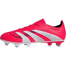 Firm Ground (FG) - Multicoloured Football Shoes adidas Predator League Soft Ground Football Boots - Red/White