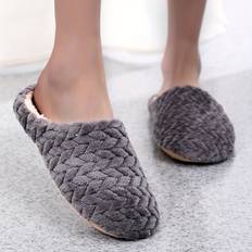 Shoes Temu Cozy Slippers Soft Sole Non Slip Round Toe - Indoor