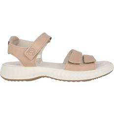 Ara Dam Sandaler Ara Läder Beige Remsandal för Kvinnor
