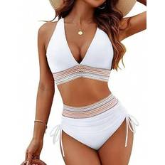 Lace Bikini Sets Vehhe New 2025 Summer Beachwear Bikini Set - High Waist
