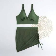 Bikini Sets Shein New Bikini With Mesh Skirt Cross-Border 2-Piece - Europe America