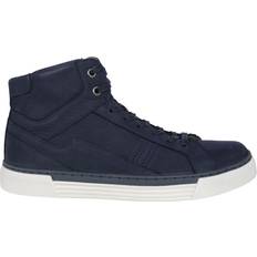 Gabor Herre Sneakers Gabor High Top Leather Sneaker - Blue