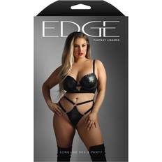 Premium Queen Size Lingeri Set - Svart