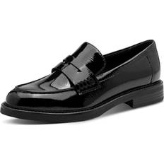 Marco Tozzi Lågskor Marco Tozzi Svarta Loafers Syntetlack - Black Patent