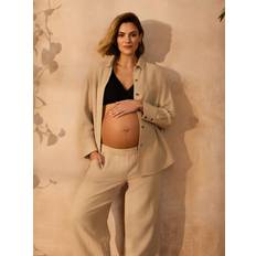 Oatmeal Maternity Shirt S
