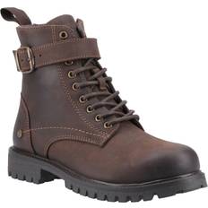 Hush Puppies Ankle Boots Hush Puppies Wanda Leather Boots - Brown