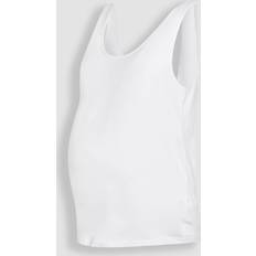 White Maternity Cotton Vest