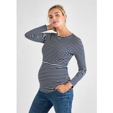 Stribede Graviditets- & Ammetøj JoJo Maman Bébé Navy White Stripe Top