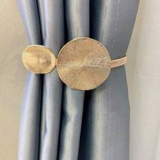 Mounts & Hooks for Curtains Shein Metal Lotus Leaf Shaped Window Curtain Holder