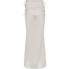 Stripes Swimsuit Cover-Ups & Sarong Wraps Shein Semi-Sheer Printed Skirt With Drawstring Waist - Cover-Up