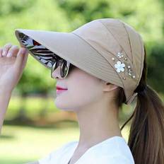 Cycling Hats Shein Outdoor Travel Foldable Sun Hat - Color