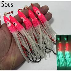 Fishing Equipment Temu 5pcs 12cm Octopus Bait Squid Skirt