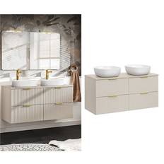 Double Vanity Unit Bathroom Sink Cabinet