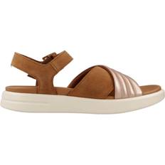 Geox Dame Sandaler Geox Uld Stilfulde Flade Sandaler Til Kvinder - Brun