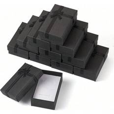 Black Jewellery Storage Shein Jewelry Gift Box Storage Box Necklace Bracelet - For Christmas