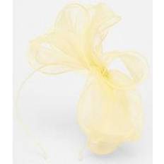 Women - Yellow Headbands Quiz Lemon Mesh Headband Fascinator - Yellow