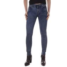 Blue - Sportswear Garment Jeans Diesel Slandy 084JN Stretch Damen Jeans Hose Slim Straight