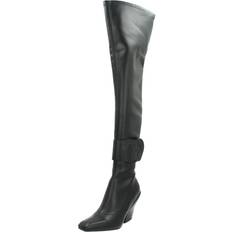 Uld Høje støvler Uld Over-knee Støvler Uld - Sort