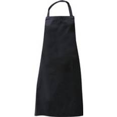 Aprons Dennys Economy Bib Workwear Apron With Pocket - Black