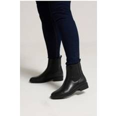 Faux Leather Chelsea Boots Yours Faux Leather Chelsea Ankle Boots - Black