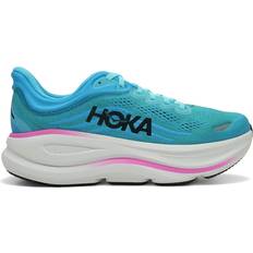 Hoka Bondi 9 W - Skyward Blue/Neon Fuchsia