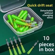 Fishing Equipment Shein 10pcs Fishing Tackle Quick Change Bobber Seat
