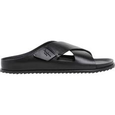 Pepe Jeans Tofflor & Sandaler Pepe Jeans PMS90125 Corby Dress Lädersandaler Karta Ingen Casual - Svart