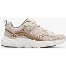 Clarks Trainers Clarks Move Kid Wide Fit Combination Trainers - Beige