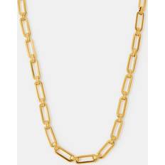 Accessorize Gold Stainless Steel Chunky Link Necklace - Gold
