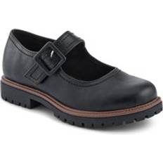 Pavers Shoes Pavers Wide-Fit Touch-Fasten Chunky Mary Janes - Black