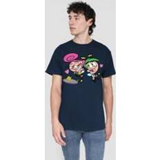 Wanda And Cosmo In Love T Shirt - Navy