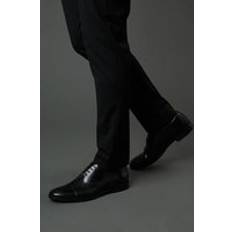 Oxford Burton High Shine Leather Oxford Shoes - Black