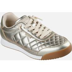 Skechers Gold Shoes Skechers Billie Wild Comfort Polyurethane Gold Trainers - Gold