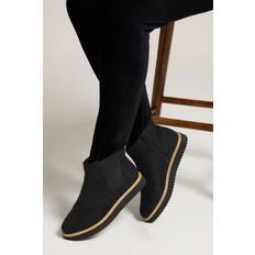 Zipper Chelsea Boots Yours Faux Suede Contrast Trim Chelsea Boots - Black