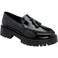 Ord Almond-Toe Loafers - Black