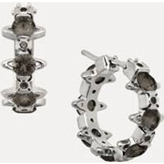Vivienne Westwood Grey Earrings Vivienne Westwood Warwick Earrings Platinum Grey CZ