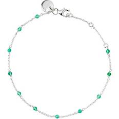 Syster P Armband Syster P Armband Santa Monica Bracelet Silver - Green Silver
