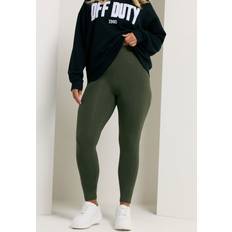 Green - Women Leggings Yours High Waisted Leggings Women - Dark Green