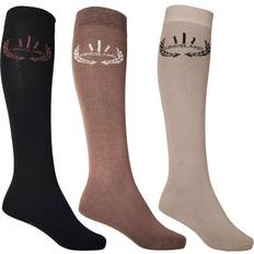 Reitsocken 3-Pack KLNatali FS25 - Schwarz/Braun/Beige